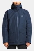 Haglöfs Älv 3-in-1 Down Gore-Tex Jacket Jas Donkerblauw