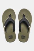 Reef Fanning 2.0 Slipper Donkergroen/Zwart