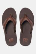 Reef Leather Fanning Slipper Bruin