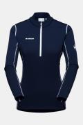 Mammut Aenergu Half Zip Trui Dames Donkerblauw/Wit