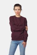 Buitenmens Sweater Recycled Trui Dames Bordeaux / Kastanjebruin