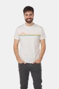 Ayacucho Adventure Stripes T-Shirt Wit