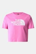 The North Face Cropped Easy T-shirt Meisjes Middenroze