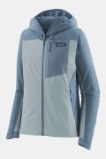 Patagonia R1 Crossstrata Hoody Jas Lichtblauw/Middenblauw