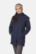 Jack Wolfskin Madison Avenue Parka Dames Donkerblauw/Donkerblauw