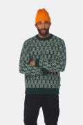 Patagonia Recycled Wool Sweater Donkergroen