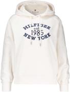 Tommy Hilfiger mdrn reg varsity hoodie Wit dames