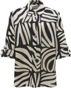 Opus Blouse Fumine Oasis Zwart dames