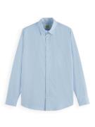 Scotch & Soda Overhemd Oxford Blauw heren