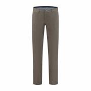 Com4 Modern Chino Collection Bruin heren