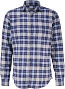 Bomont Overhemd Flanel Ruit Blauw heren