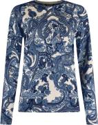 Bloomings Trui Paisley Blauw dames