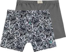 Scotch & Soda 2PK MENS COTTON WOVEN BOXER BRIEF U Zwart heren