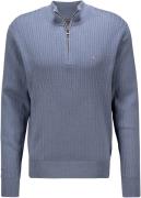 Tommy Hilfiger Trui Herringbone Structure Blauw heren