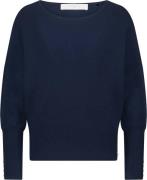 Nukus Pullover Batwing Blauw dames