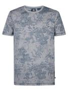 Petrol T-shirt Blauw heren