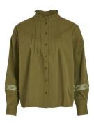 Vila Blouse Ulle Lace Groen dames