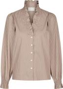 Neo Noir Blouse Brielle Streep Bruin dames