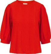 Zusss Top met broderie km Rood dames