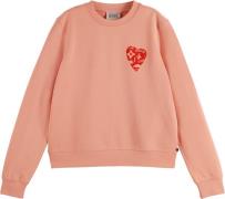 Scotch & Soda Sweater Chest Artwork Roze dames