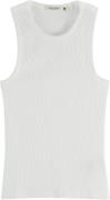 Scotch & Soda Tanktop Racer Wit dames