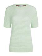 Tommy Hilfiger Top Pointelle Crochet Groen dames