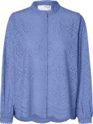 Selected Femme Blouse Tatiana Blauw dames