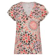 In Shape T-shirt Vere Roze dames