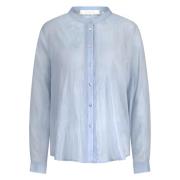 Nukus Blouse Rosan Embroidery Blauw dames