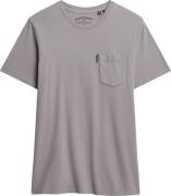 Superdry T-shirt Classic Essential Pocket Grijs heren