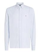 Tommy Hilfiger Overhemd Bold Stripe Wit heren