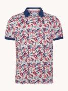 A Fish Named Fred Polo Floral Blauw heren