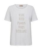 Mos Mosh T-shirt Rodem Wit dames