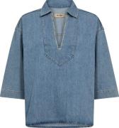 Mos Mosh Top Merla Blauw dames