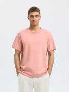 Selected Homme T-shirt Aspen Roze heren