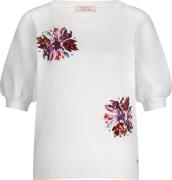 Studio Anneloes Pullover Omira Flower  Wit dames