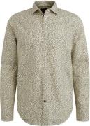 Pme Legend Overhemd Print On Slub Beige heren