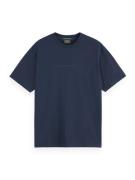 Scotch & Soda T-shirt Logo Blauw heren