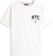 Tommy Hilfiger T-shirt Hilfiger Script NYC Off White heren