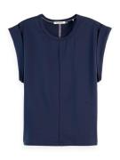 Scotch & Soda T-shirt Fitted Navy dames