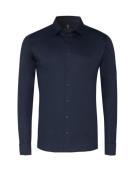 Desoto Overhemd Casual Kent Strijkvrij Navy heren