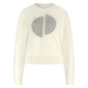 Nukus Pullover Intarsia  Off White dames