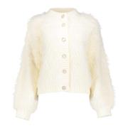 Geisha Vest Furry Off White dames