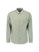 No Excess Overhemd Fine Herringbone Kaki heren