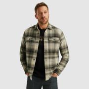 Pme Legend Overhemd Brushed Grindle Beige heren