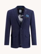 A Fish Named Fred Blazer Pique Navy heren