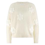 Nukus Trui Chiaca Flower Creme dames