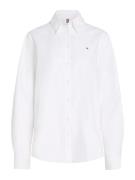 Tommy Hilfiger Blouse Oxford Relaxed Fit Wit dames