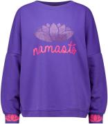 Miss Goodlife Sweater Namasté Stras Paars dames