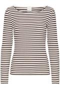 Ichi Longsleeve Cella Bruin dames